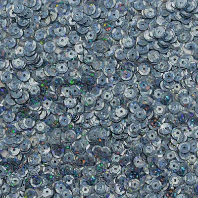 Produktbild von Oblique Unique 1400 Pailletten Konfetti gewölbt - ice blue Glitzereffekt