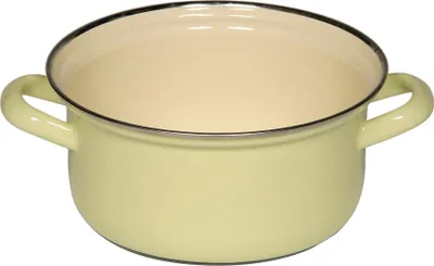 Produktbild von Riess Kasserolle mit Chromrand 16 cm 1,00 l  0278-006 gelb