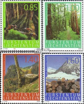 Produktbild von Briefmarken Liechtenstein 2009 Mi 1518-1521 (kompl.Ausg.) postfrisch Wald