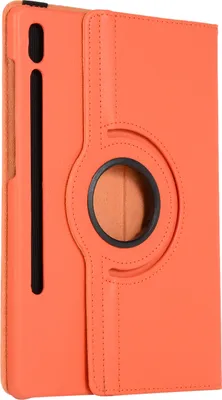 Produktbild von 360° Schutz Hülle für Samsung Galaxy Tab S7 11" 2020, Für Samsung Galaxy Tab S8 11" 2021 Case Etui Tasche Cover Drehbar - ORANGE