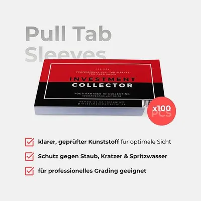 Produktbild von InvestmentCollector Professional Pull Tab Sleeves (100)