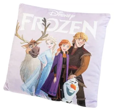 Produktbild von Disney Frozen Dekorationskissen - 35 x 35 cm - aus Velboa