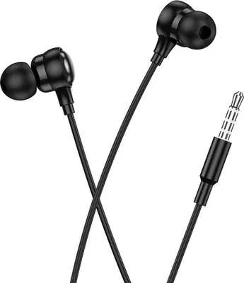 Zdjęcie produktu dla Słuchawki przewodowe HOCO Jack 3,5 mm z mikrofonem M116 czarne