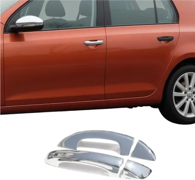 Image de Couverture de poignée de porte pour VW Golf 2008-2012 en Acier Inoxydable