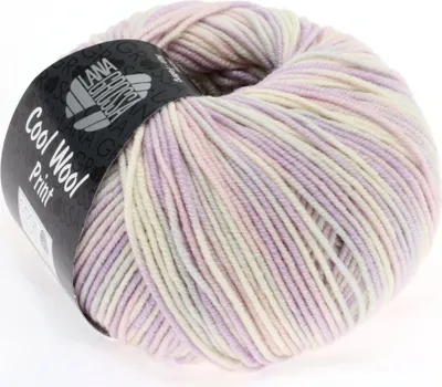 Produktbild von Lana Grossa - Cool Wool Print 0747 zartosa flieder natur