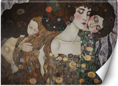 Produktbild von Vlies fototapete Der Kuss der Frau - G. Klimt 150x105 cm Feeby Bunt inkl. Kleber einfache Montage