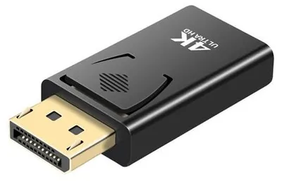 Productafbeelding van DP naar HDMI-adapter, 4K DisplayPort naar HDMI-adapter met audio-overdracht