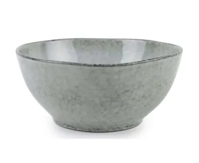 Imagen del producto de Juego de 4 cuencos artesanales de color verde para sal y pimienta, marca Salt & Pepper, diámetro de 17 cm