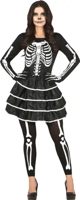 Obrázek produktu pro Scary kostým Kostlivka neonový 2026