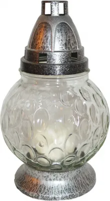 Immagine prodotto di Nohel Garden Cemetery lamp BALL PUNTS vetro 50g d12x20cm