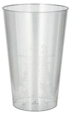 Zdjęcie produktu dla Papstar 12161, 400 ml, Polistyren, Przezroczysty, 9 cm, 130 mm, 50 szt.