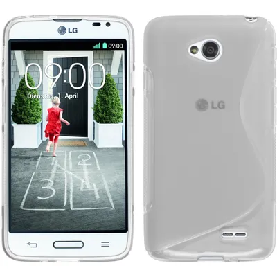 Produktbild von PhoneNatic Case kompatibel mit LG L70 - clear Silikon Hülle S-Style + 2 Schutzfolien