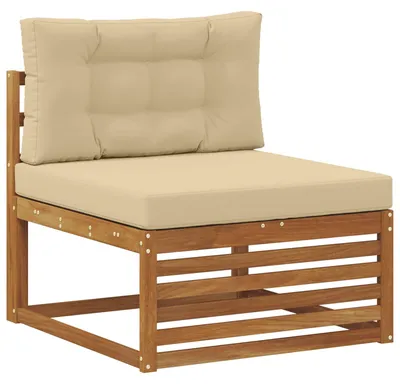 Produktbild von vidaXL Outdoor Mittelsofa Massivholz Akazie Natur
