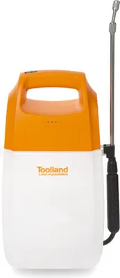 Produktbild von Toolland Elektrischer Drucksprüher 6L mit Lithium-Akku, Teleskoplanze und verstellbarer
