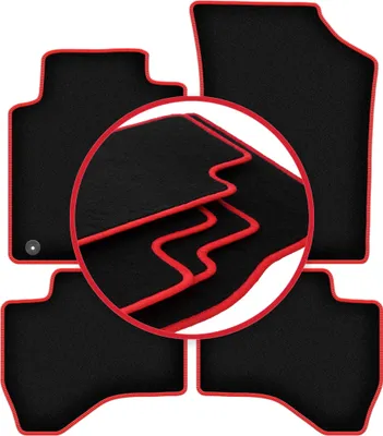 Immagine prodotto di Tappetini CARLUX-RED per: Citroën C1 I hatchback (2005-2014)