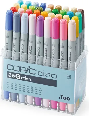 Obrázok produktu pre COPIC 22075363 COPIC marker ciao, sada 36 ks C