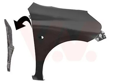 Produktbild von VAN WEZEL 3335658 Kotflügel Vorne Rechts für NISSAN MICRA IV (K13)
