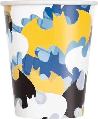 Produktbild von 8 Batman Party Pappbecher 250ml