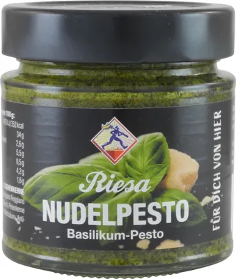 Produktbild von Nudelpesto Basilikum von Teigwaren Riesa (190 g)