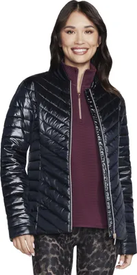 Immagine prodotto di Skechers GO Shield Shine Jacket JA150-BLK, Giacca, Donna, Nero