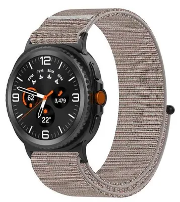 Produktbild von By Qubix Sportloop Nylonarmband - Sandrosa - passend für Samsung Galaxy Watch 9 - 40 mm / 44 mm