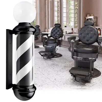Obrázek produktu pro Stropní sloupková lampa LED barber, barber znak reklama salon 81,5 cm