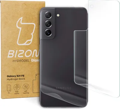 Produktbild von Bizon Glass Hydrogel Rückfolie, Galaxy S21 FE, 2 Stück