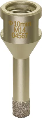 Produktbild von Diewe Fliesen Diamantbohrer Premium 7 Fliesenbohrer für Winkelschleifer M14 ø 10mm