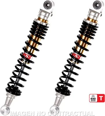 Zdjęcie produktu dla Amortyzator tylny serii E302 Stereo pasuje do Aprilia Sportcity 125/200/250/300 TE302-350T-04AL-38
