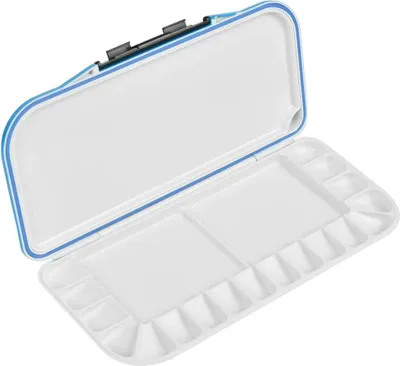 Immagine prodotto di Tavolozza per acquerelli - Portatile e pieghevole - 1 pezzo - Blu