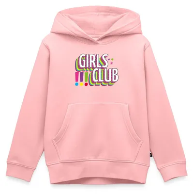 Produktbild von Spreadshirt Die Drei Ausrufezeichen Girls Club Kinder Premium Hoodie, 146/152 (10 Jahre), Rosa