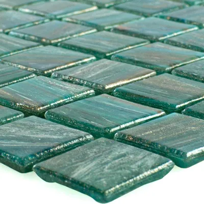 Produktbild von Glas Mosaikfliese Ogeday Goldeffekt Grün