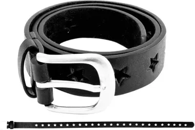 Produktbild von Gürtel Sternchen schwarz 60 cm - bb-Klostermann 22184 - Kindergürtel -