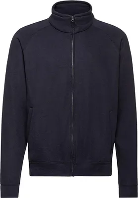 Obrázok produktu pre Fruit of the Loom 62-230-0 | Classic Sweat Jacket - Farbe: Bunda - farba: Deep Navy - Veľkosť: 1,5 mm, farba: Deep Navy - Veľkosť: 1,5 mm: M