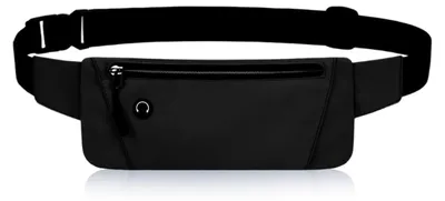Produktbild von Laufgürtel Handytasche Lauftasche - Wasserdicht - Verstellbares elastisches Band - Schwarz - Für Smartphones bis 6,8 Zoll