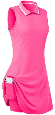 Produktbild von FREEYE Ärmelloses Golf-Tenniskleid für Damen, mit Innenshorts und Taschen, für W