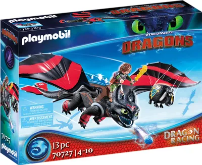 Produktbild von PLAYMOBIL Dragons 70727 Dragon Racing: Hicks und Ohnezahn