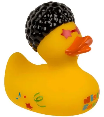 Produktbild von Badeente Disko Fever im Blister 9 cm
