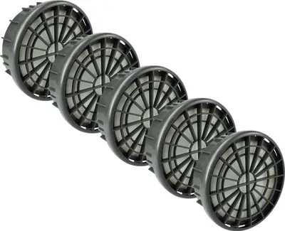 Produktbild von vhbw 5 Staubsaugerfilter kompatibel mit Nilfisk VP300 HEPA, Alto SALTIX 10 Staubsauger - HEPA-Filter Schwarz Weiß