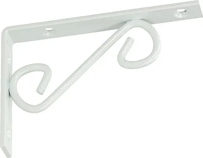 Produktbild von Regalhalter 150x100mm Regalträger Regalwinkel Wandkonsole Antik Retro weiß