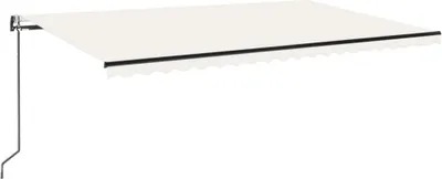 Produktbild von vidaXL Markise Automatisch Einziehbar 500x300 cm Creme