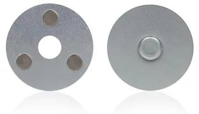 Produktbild von Smartwares FOT-14670 Magnetbefestigungsset für Rauchmelder, Stahl, Aluminium