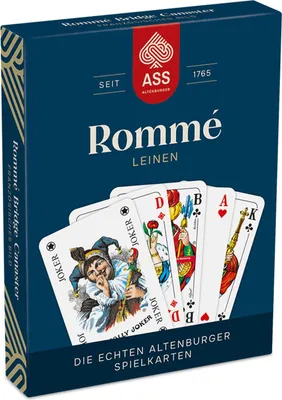 Produktbild von Rommé Leinen, französisches Bild (plastikfrei im Spiel)