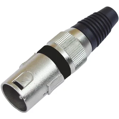 Produktbild von OMNITRONIC XLR Stecker 3pol sw 10x