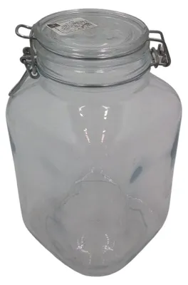 Image de CENTRALES DE DOSES Verre à anse métallique Fido carré 3040 ml avec anneau ø 90mm