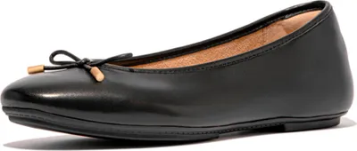 Produktbild von Fitflop Delicato Bow Soft Ballerinas Schwarz EU 38 Frau Schwarz EU 38