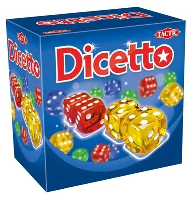 Produktbild von Tactic Dicetto, Kartenspiel, Glücksspiel, 7 Jahr(e), Familienspiel