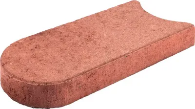 Produktbild von Rasenabschlussstein Mähfix rot 33 cm x 16 cm x 4,5 cm