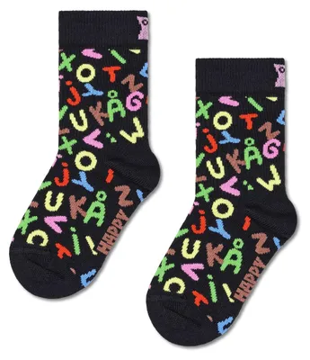 Produktbild von Hs By Happy Socks Alphabet Crew-socken Schwarz EU 28-31 Schwarz EU 28-31