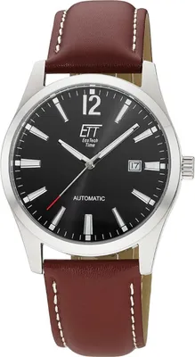 Zdjęcie produktu dla ETT EGS-40407-21L Męski zegarek automatyczny Motion Drive Skóra Brązowy